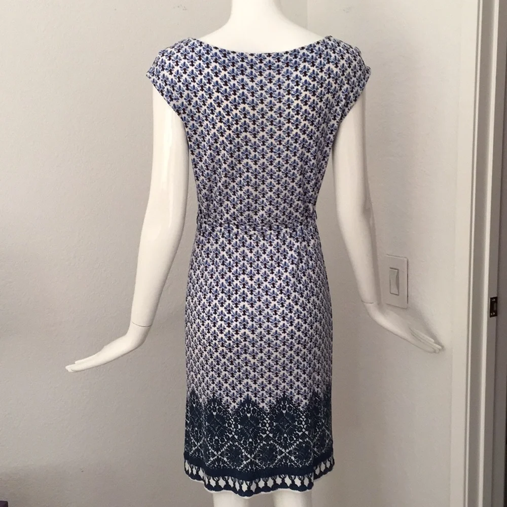 Tory Burch Jamie Mixedprint Jersey Dress.